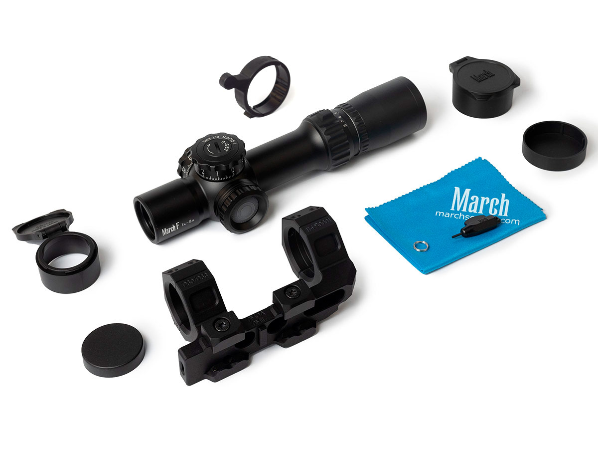 ������ March-F 1-8x24 Shorty FFP, 0.1MIL (����� FMC-3) � ����������