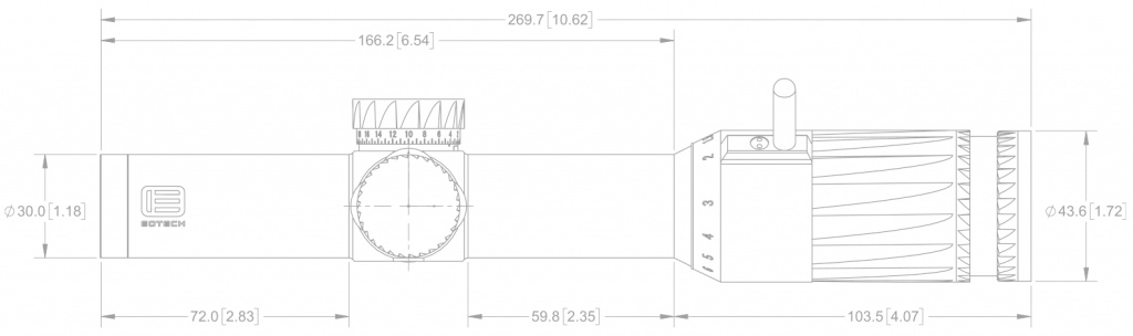 Прицел EOtech Vudu 1-6x24 FFP Прицел EOtech Vudu 1-6x24 FFP