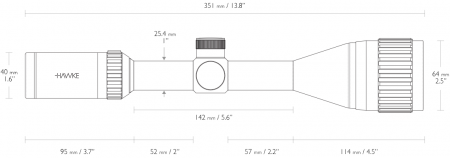 ������ Hawke Vantage 3-9x50 AO (����� Mil Dot)