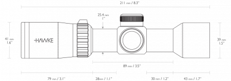������ Hawke Crossbow XB1 1,5-5x32 � ���������� (����� XB1 SR)