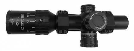 ������ BelOMO Z4 1-4x24 (����� Mil-Hash) � ����������