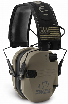 Наушники активные Walker's Razor Patriot, темно-земляной Наушники активные Walker's Razor Patriot, темно-земляной