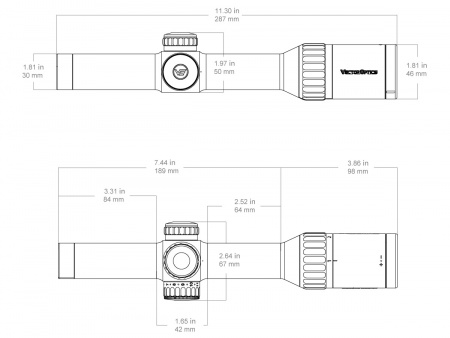 ������ Vector Optics Continental x8 1-8x24 ED SFP (����� G4 Fiber) � ����������