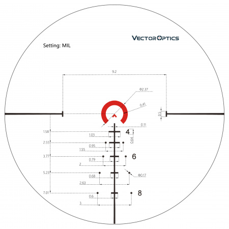 ������ Vector Optics Continental 34mm 1-6x28 FFP (����� VCT-BNW) � ����������