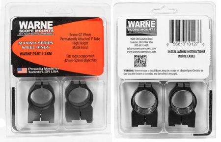 ������ Warne 25.4�� �� CZ 550 ������� 2BM