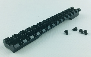 Планка Picatinny Rusan на Mauser K98, Zastava M48 (наклон 20MOA, E=105мм, без винтов) 010-37-20MOA Планка Picatinny Rusan на Mauser K98, Zastava M48 (наклон 20MOA, E=105мм, без винтов) 010-37-20MOA