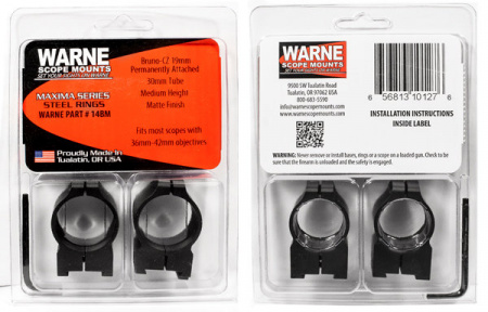 ������ Warne 30�� �� CZ 550 ������� 14BM