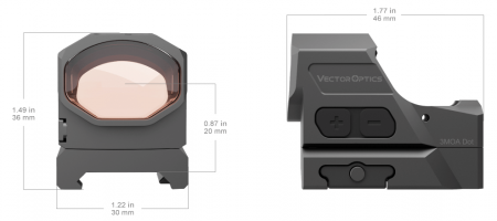 ������������� ������ Vector Optics Frenzy-X 1x19x28 GenII (3MOA Dot)