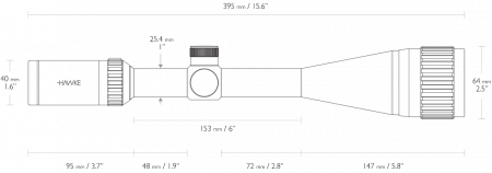 ������ Hawke Vantage IR 6-24x50 AO � ���������� (����� Mil Dot)