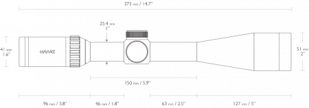 ������ Hawke Vantage SF 6-24x44 (����� Half Mil Dot)