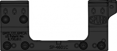 ��������� Spuhr �� Weaver, ������ 34�� (������ 6 MIL/20,6 MOA) BH=13�� PIC GEN3 SP-4601C