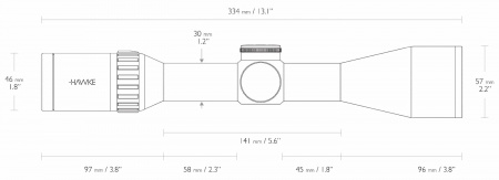 ������ Hawke Endurance 30 WA 2.5-10x50 (����� LRC (10x)) � ����������