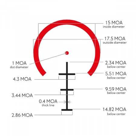 �������������� ������ Hawke Prism Sight 4x24 ( ����� 5.56 BDC)