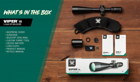 ������ Vortex Viper HD 5-25x50 SFP � ����������, ����� VMR-3 (MOA)