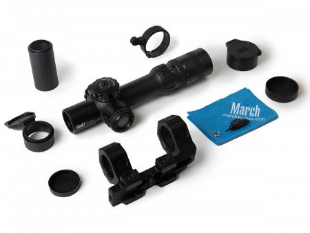 ������ March-F 1-10x24 Shorty FFP, 0.1MIL (����� TR1FB) � ����������