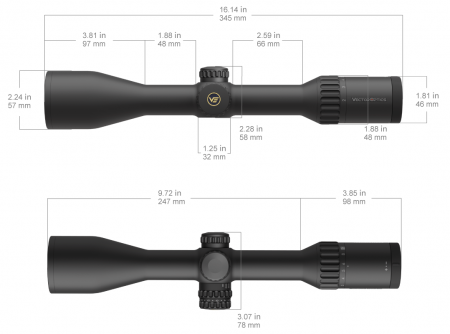 ������ Vector Optics Continental x8 2-16x50 SFP ED (����� VET-10BDC) � ����������