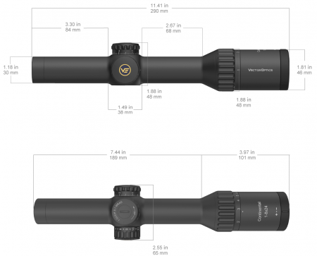 ������ Vector Optics Continental Tactical ED 1-8x24 Fiber SFP (����� VET-FDR) � ����������