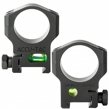 Кольца Accu-Tac на Picatinny 34мм BH=18мм Кольца Accu-Tac на Picatinny 34мм BH=18мм