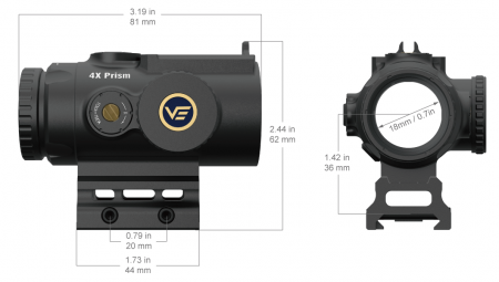 �������������� ������ Vector Optics Paragon 4x24 (����� VEPS-MBR)