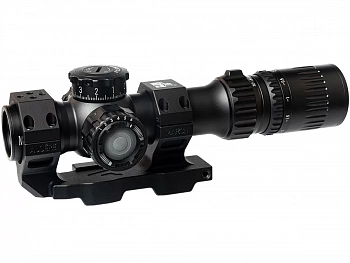 Прицел March-F 1-10x24 Shorty FFP, 0.1MIL (сетка DR-1) с подсветкой Прицел March-F 1-10x24 Shorty FFP, 0.1MIL (сетка DR-1) с подсветкой