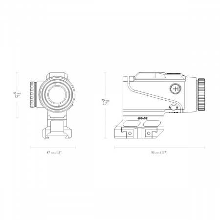 �������������� ������ Hawke Prism Sight 4x24 ( ����� 5.56 BDC)
