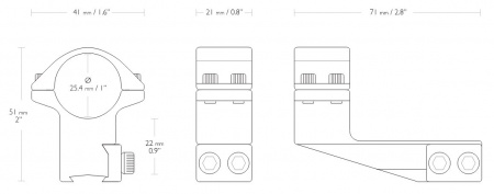 ������ � ������ ������� Hawke 25.4�� �� ������ 9-11�� ������� (BH=22��) 22 121