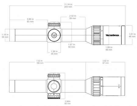 ������ Vector Optics Continental Hunting 1-6x24 SFP (����� G4) ���� Coyote FDE � ����������