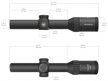 ������ Vector Optics Continental Tactical 1-6x24 Fiber SFP (����� VET-FDR) � ����������