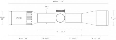 ������ Hawke Endurance 30 WA 1.5-6x44 � ���������� (����� L4A Dot)