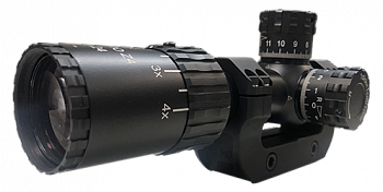 Прицел BelOMO Z4 1-4x24 (сетка Mil-Hash) с подсветкой Прицел BelOMO Z4 1-4x24 (сетка Mil-Hash) с подсветкой