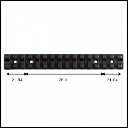 ������ Weaver Recknagel �� Steyr L (��������), ������ 20MOA, BH=9.5�� E=76�� 57050-2188