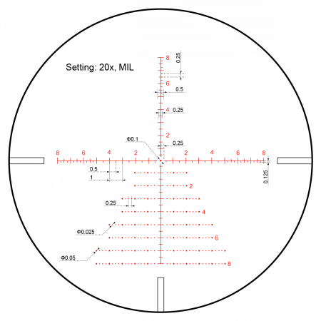 ������ Vector Optics Continental Tactical x8 4-32x56 SFP (����� VCT-20A) � ����������