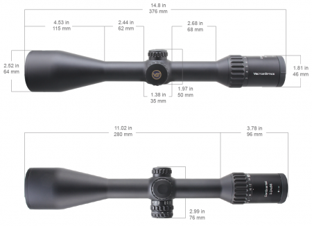 ������ Vector Optics Continental x8 3-24x56 SFP (����� VECON-CDM) � ����������
