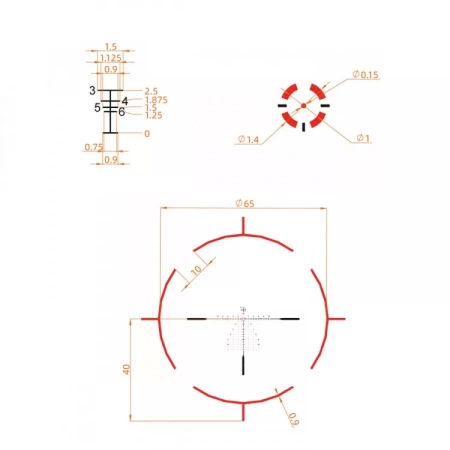 ������ Vector Optics Continental x6 2-12x44 FFP (����� VET-RAR 2) � ����������