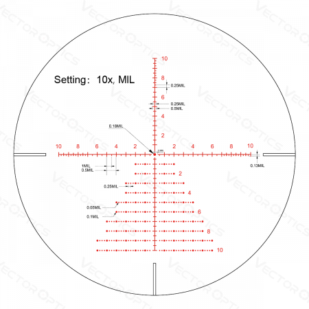  Vector Optics Continental Tactical 3-18x50 SFP ( VCT-10A)  