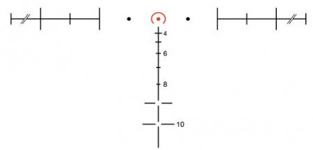 �������������� ������ Trijicon ACOG 3.5x35 .223 Red Horseshoe Reticle (TA110-D-100493)