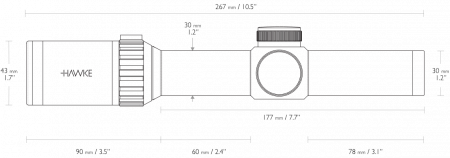 ������ Hawke Vantage 30 1-8x24 (����� Circle Dot) � ����������