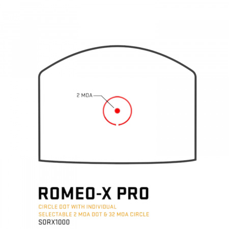 ������������� ������ Sig Sauer ROMEO-X PRO ����� 2 MOA � ����� 32 MOA