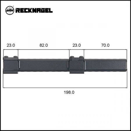������ Picatinny Recknagel �� CZ 550/557 (L=199��, �����) 57050-1962