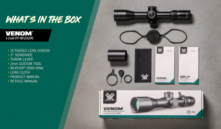 ������ Vortex Venom 3-15x44 FFP (����� EBR-7C MOA)