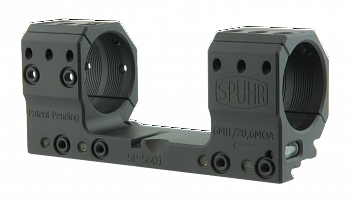 Кронштейн Spuhr на Weaver, кольца 35мм BH=12.5мм (наклон 6 MIL/20,6 MOA) SP-5601 Кронштейн Spuhr на Weaver, кольца 35мм BH=12.5мм (наклон 6 MIL/20,6 MOA) SP-5601