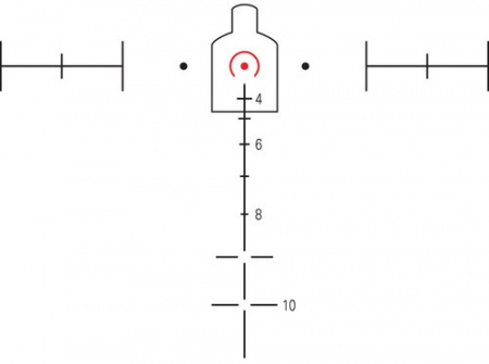 �������������� ������ Trijicon ACOG 3.5x35 .223 Red Horseshoe Reticle (TA11H)