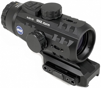 Призматический прицел MAKstorm 4x30i HD MAKmasterLock (сетка Circle Dot) Призматический прицел MAKstorm 4x30i HD MAKmasterLock (сетка Circle Dot)