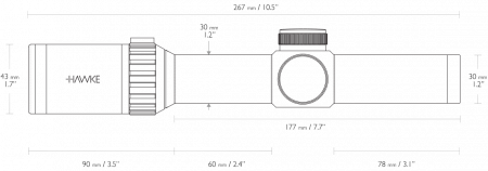 ������ Hawke Vantage 30 1-8x24 (����� 5.56 Tactical 8x) � ����������