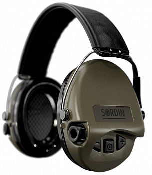 Наушники MSA Sordin Supreme Pro Green, кожа/хаки SOR75302-S Наушники MSA Sordin Supreme Pro Green, кожа/хаки SOR75302-S