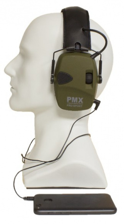 Наушники активные Pyramex PMX PRO SPORT (зеленые) Наушники активные Pyramex PMX PRO SPORT (зеленые)