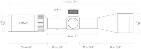 ������ Hawke Vantage IR 3-9x40 (����� Rimfire .22 HV) � ����������