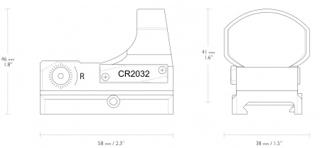   Hawke Reflex Wide View (Circle Dot)