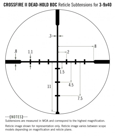 ������ Vortex Crossfire II 3-9x40 ����� DEAD-HOLD BDC