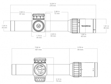������ Vector Optics Continental x10 1-10x28 ED FFP (����� VET-RAR 2) � ����������